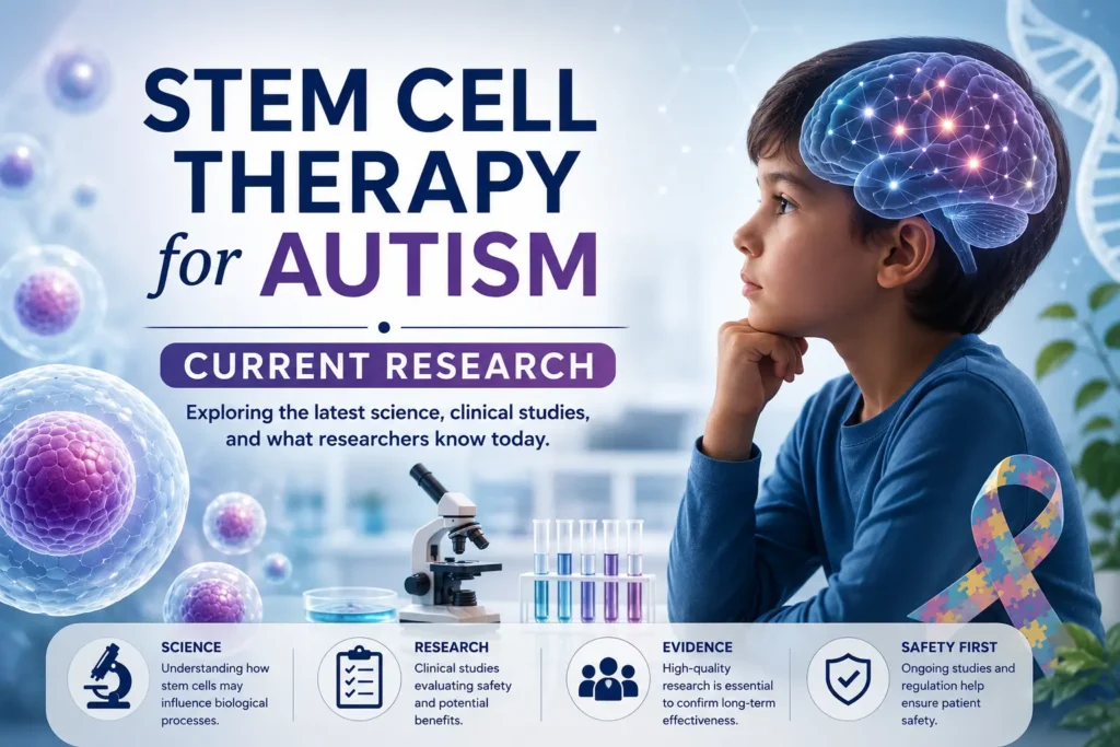 stem cell therapy for autism current research