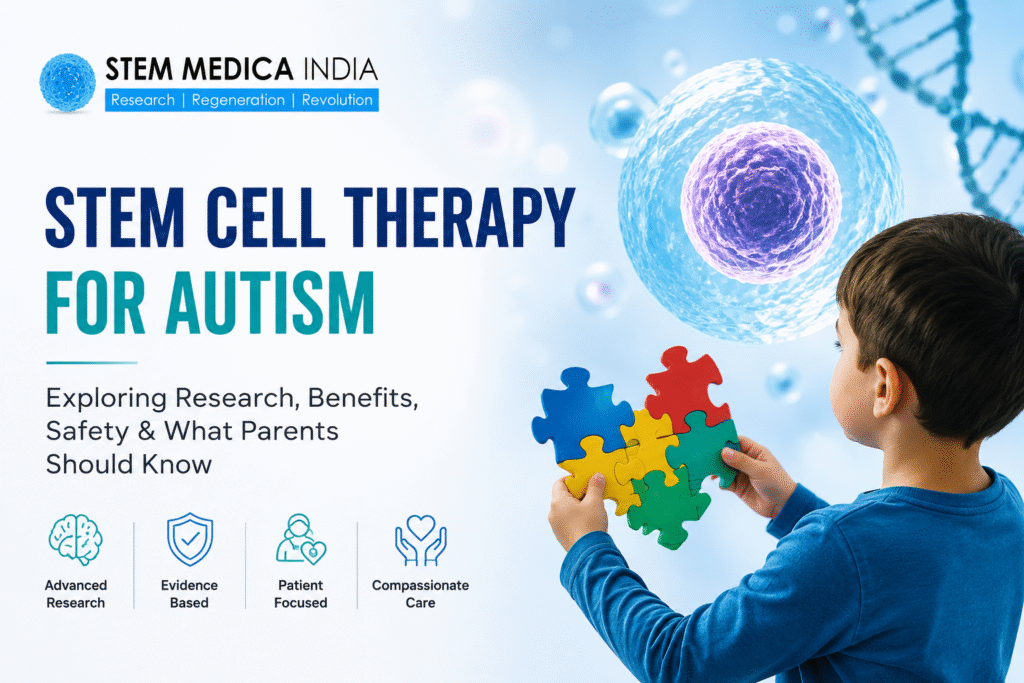 Stem cell therapy research for autism spectrum disorder